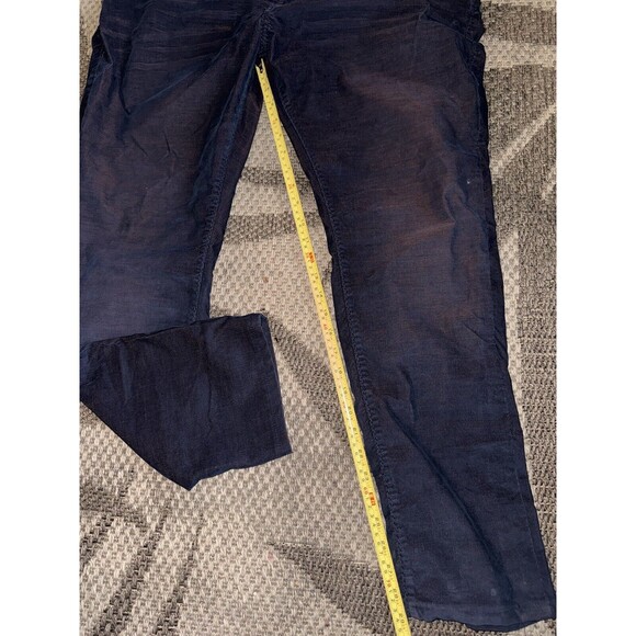 True Religon Ricky Flap Big T Relaxed Straight Leg Corduroy Pants Red 40x29 - Picture 8 of 9